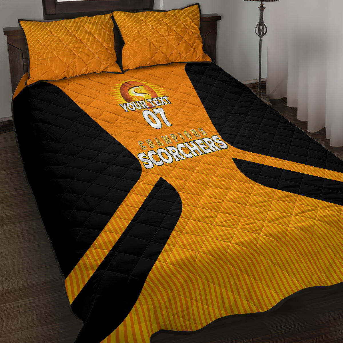 custom-scorchers-cricket-champions-2023-quilt-bed-set-made-tough