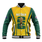 Australia Socceroos Custom Baseball Jacket 2026 Forever Golden - Aussie Hoodie
