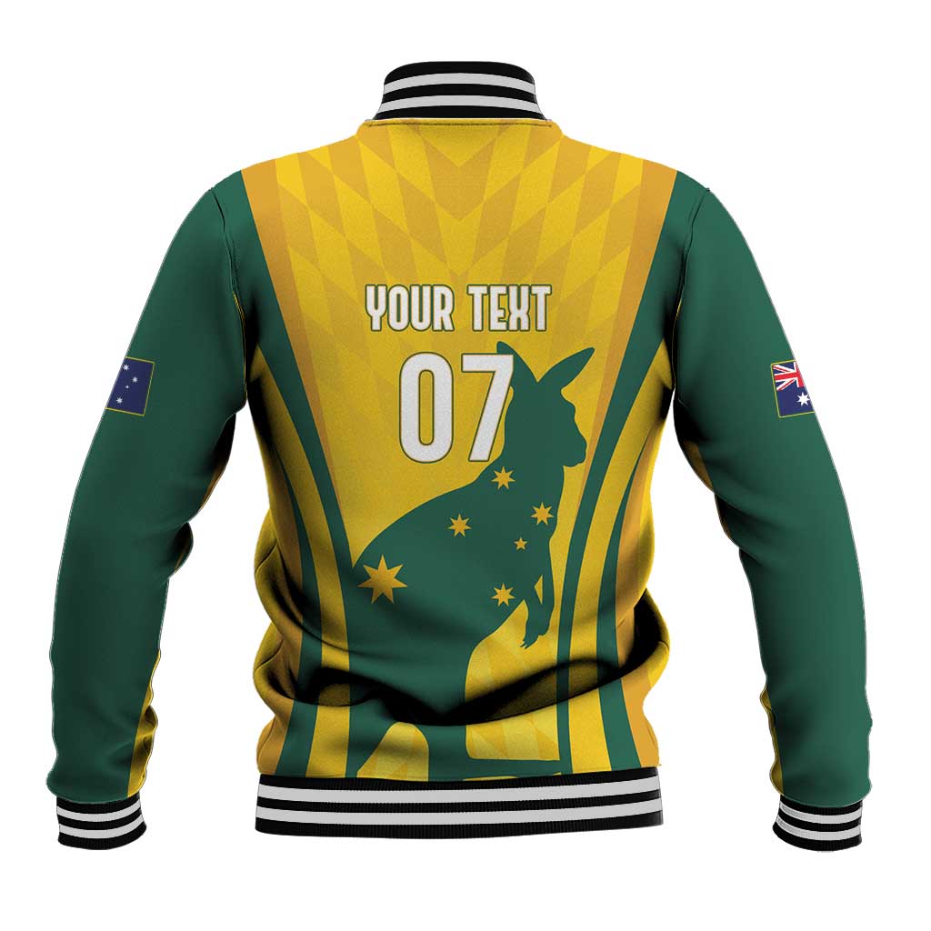 Australia Socceroos Custom Baseball Jacket 2026 Forever Golden - Aussie Hoodie