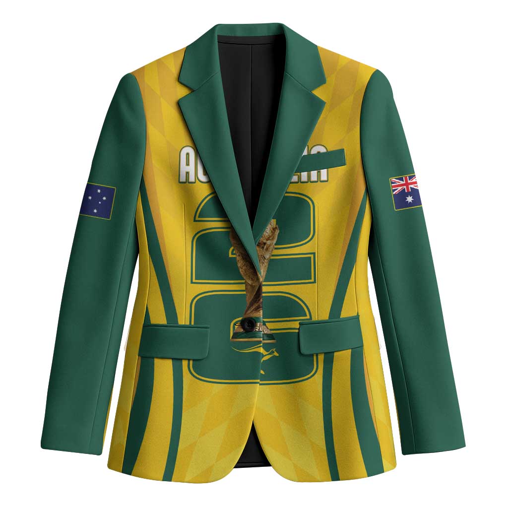 Australia Socceroos Custom Blazer 2026 Forever Golden - Aussie Hoodie