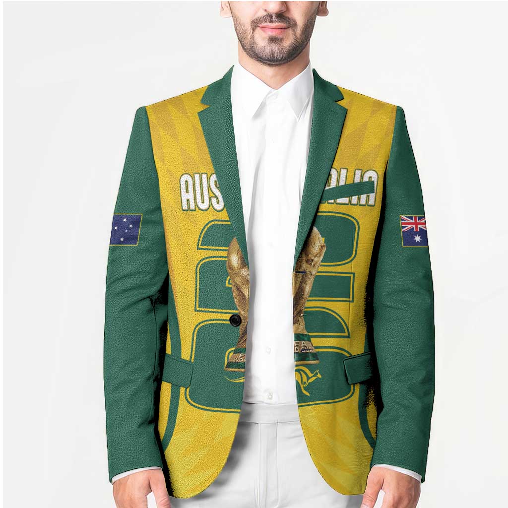 Australia Socceroos Custom Blazer 2026 Forever Golden - Aussie Hoodie