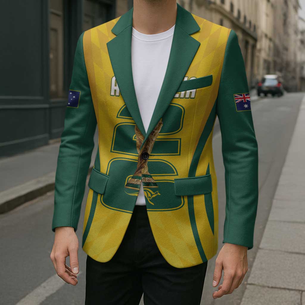 Australia Socceroos Custom Blazer 2026 Forever Golden - Aussie Hoodie