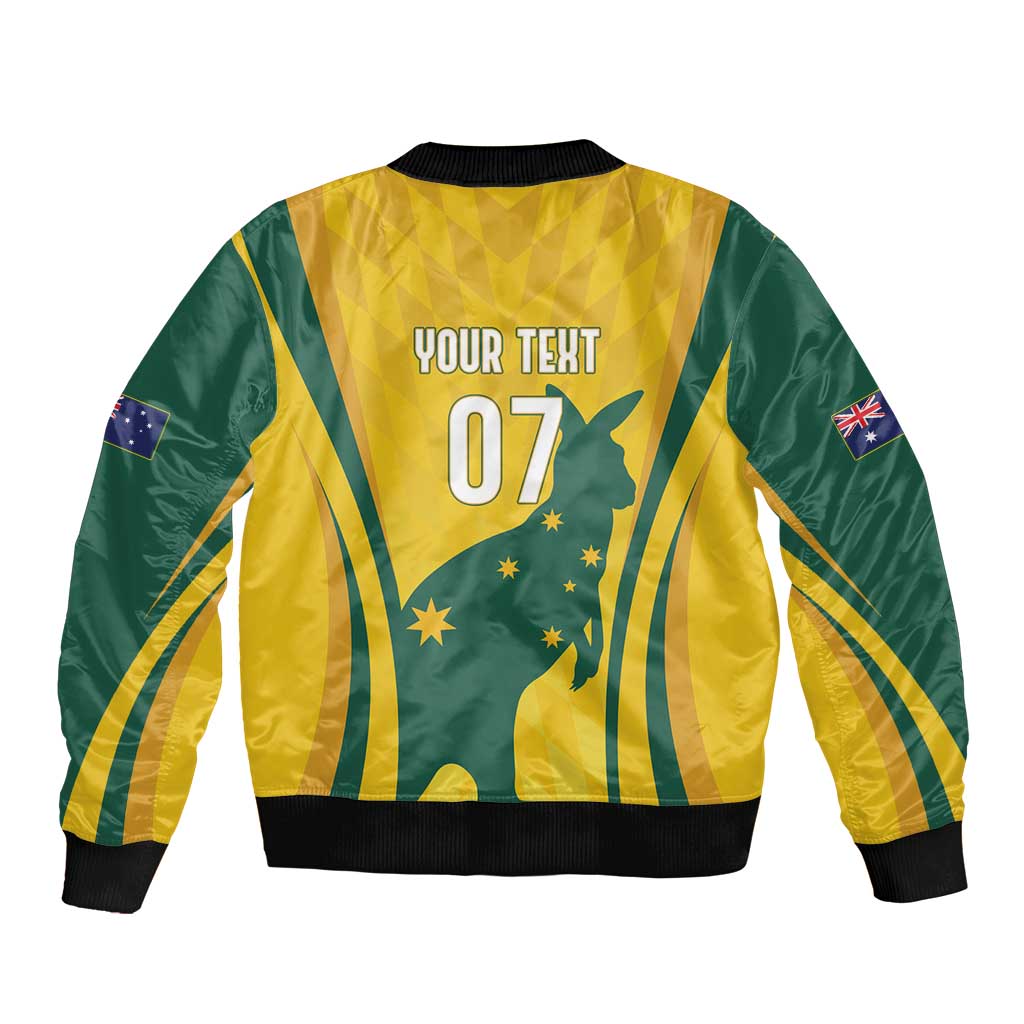 Australia Socceroos Custom Bomber Jacket 2026 Forever Golden - Aussie Hoodie