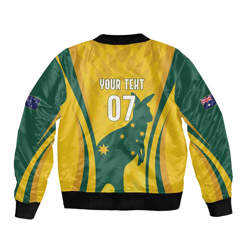 Australia Socceroos Custom Bomber Jacket 2026 Forever Golden - Aussie Hoodie