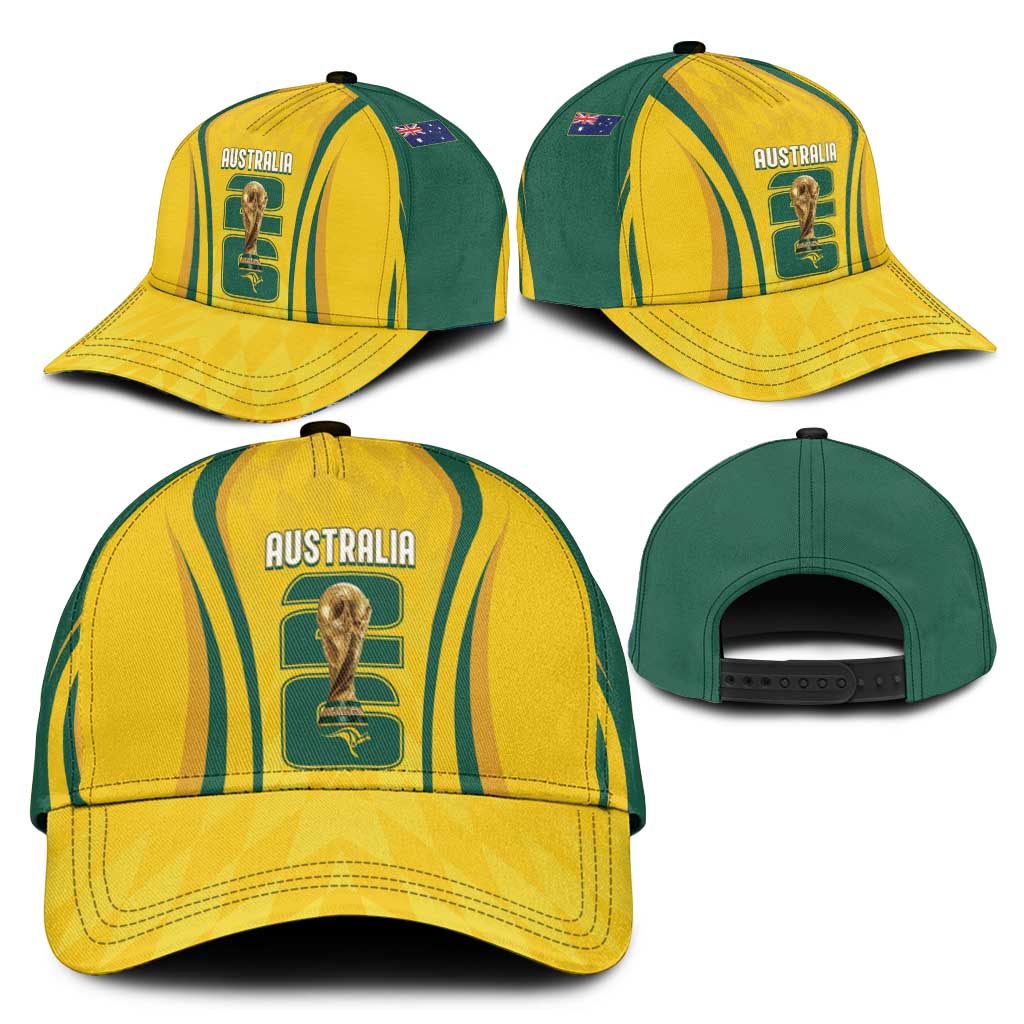 Australia Socceroos Custom Classic Cap 2026 Forever Golden - Aussie Hoodie
