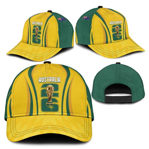 Australia Socceroos Custom Classic Cap 2026 Forever Golden - Aussie Hoodie