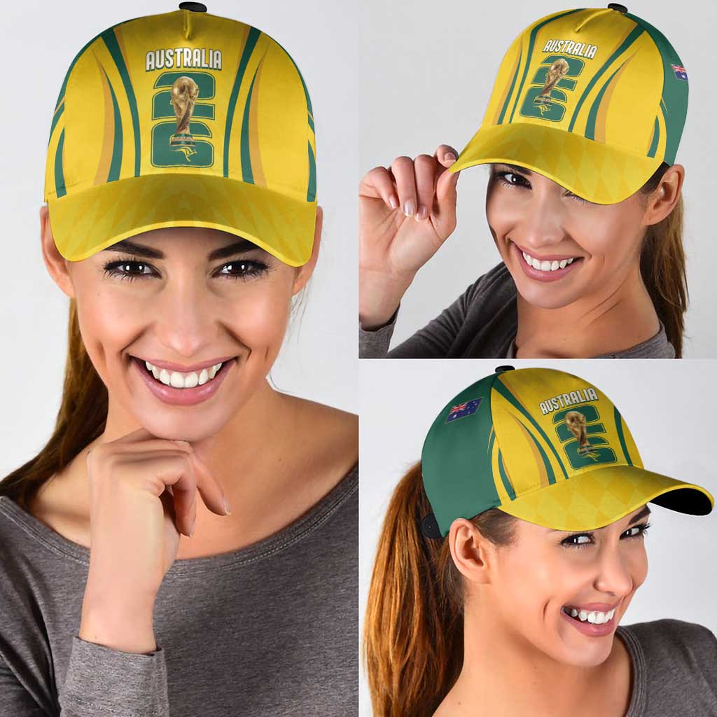 Australia Socceroos Custom Classic Cap 2026 Forever Golden - Aussie Hoodie