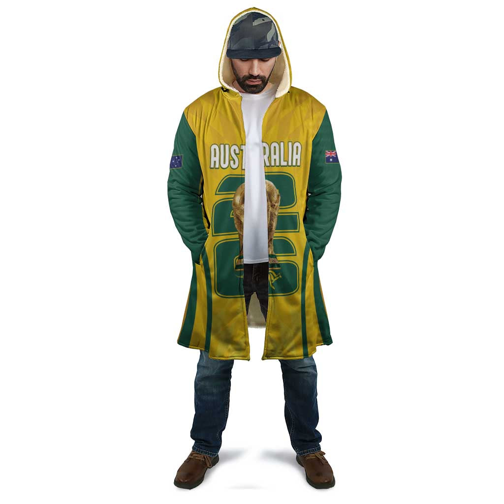 Australia Socceroos Custom Cloak 2026 Forever Golden - Aussie Hoodie