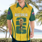 Australia Socceroos Custom Hawaiian Shirt 2026 Forever Golden - Aussie Hoodie