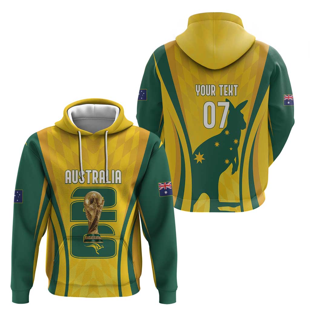Australia Socceroos Custom Hoodie 2026 Forever Golden - Aussie Hoodie
