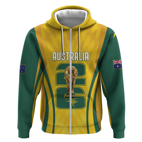Australia Socceroos Custom Hoodie 2026 Forever Golden - Aussie Hoodie