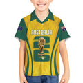 Australia Socceroos Custom Kid Hawaiian Shirt 2026 Forever Golden - Aussie Hoodie