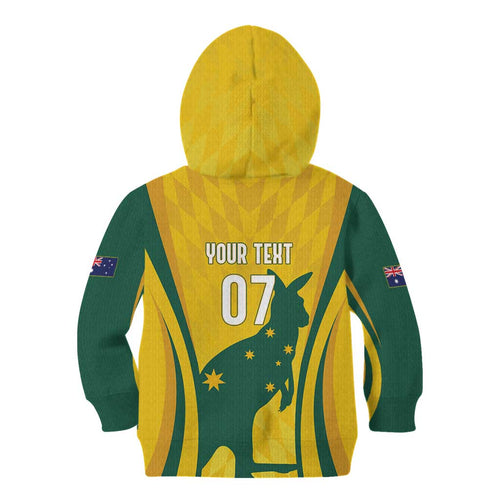 Australia Socceroos Custom Kid Hoodie 2026 Forever Golden - Aussie Hoodie
