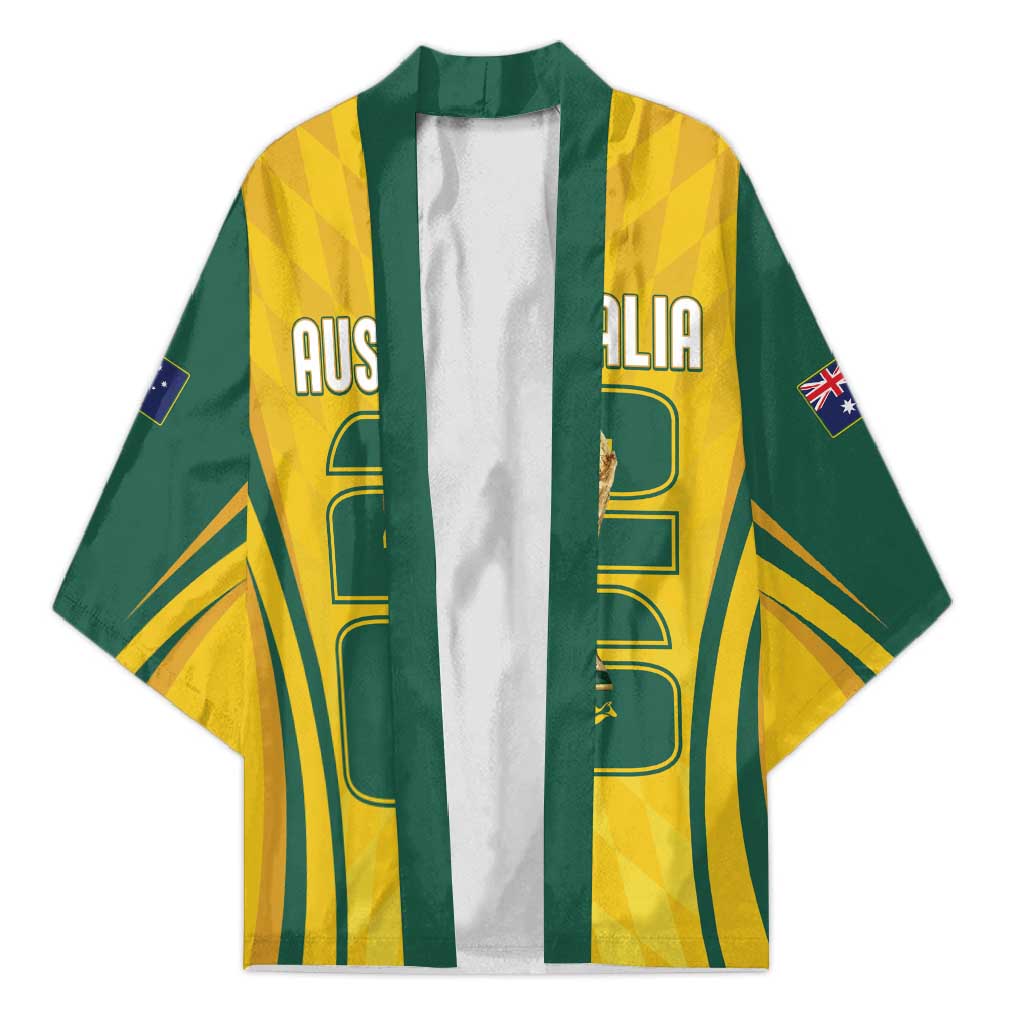 Australia Socceroos Custom Kimono 2026 Forever Golden - Aussie Hoodie