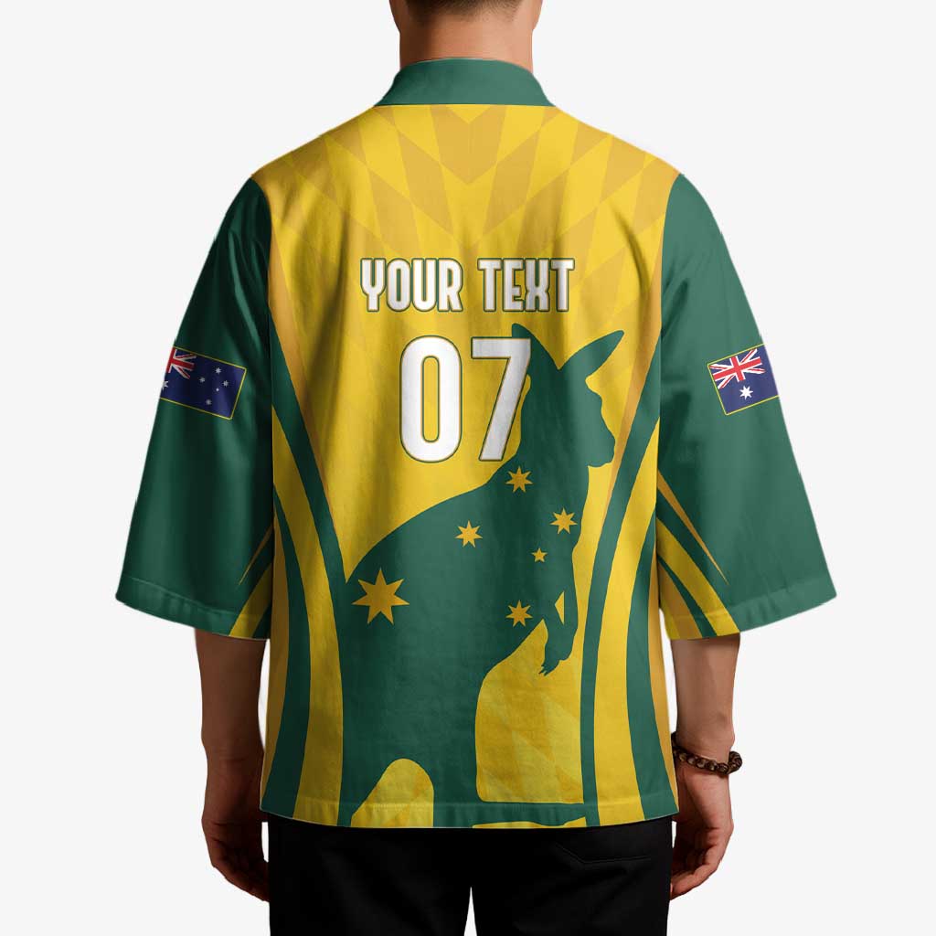 Australia Socceroos Custom Kimono 2026 Forever Golden - Aussie Hoodie