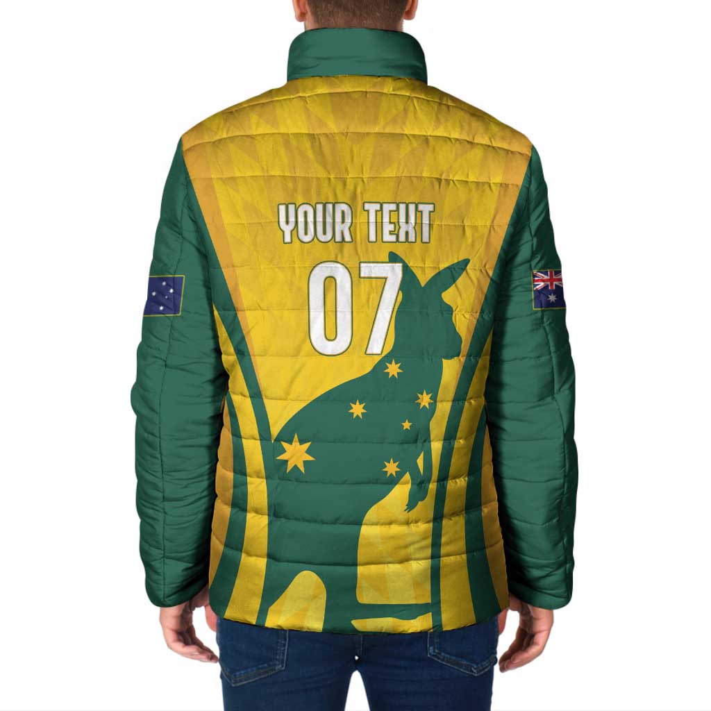 Australia Socceroos Custom Padded Jacket 2026 Forever Golden - Aussie Hoodie