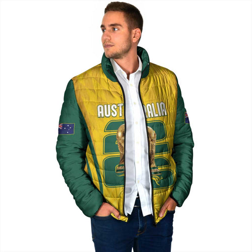 Australia Socceroos Custom Padded Jacket 2026 Forever Golden - Aussie Hoodie