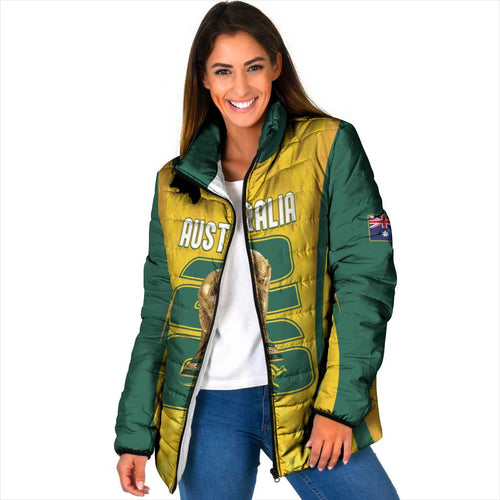 Australia Socceroos Custom Padded Jacket 2026 Forever Golden - Aussie Hoodie