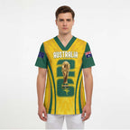 Australia Socceroos Custom Scrub Top 2026 Forever Golden - Aussie Hoodie