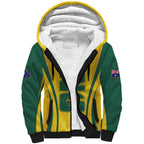 Australia Socceroos Custom Sherpa Hoodie 2026 Forever Golden - Aussie Hoodie