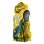 Australia Socceroos Custom Sleeveless Hoodie 2026 Forever Golden - Aussie Hoodie