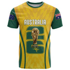 Australia Socceroos Custom T Shirt 2026 Forever Golden - Aussie Hoodie
