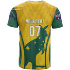 Australia Socceroos Custom T Shirt 2026 Forever Golden - Aussie Hoodie