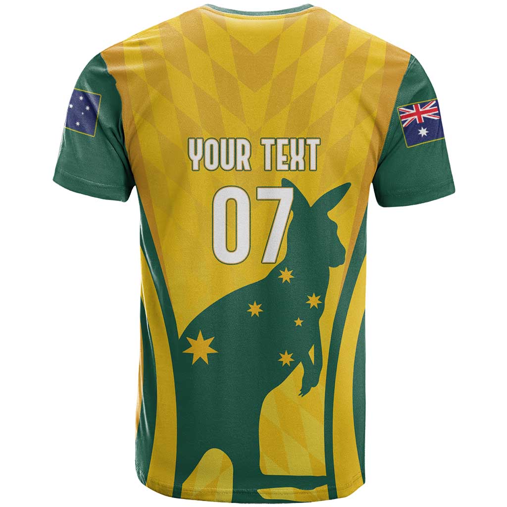 Australia Socceroos Custom T Shirt 2026 Forever Golden - Aussie Hoodie