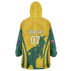 Australia Socceroos Custom Wearable Blanket Hoodie 2026 Forever Golden - Aussie Hoodie