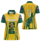Australia Socceroos Custom Women Polo Shirt 2026 Forever Golden - Aussie Hoodie