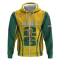 Australia Socceroos Custom Zip Hoodie 2026 Forever Golden - Aussie Hoodie