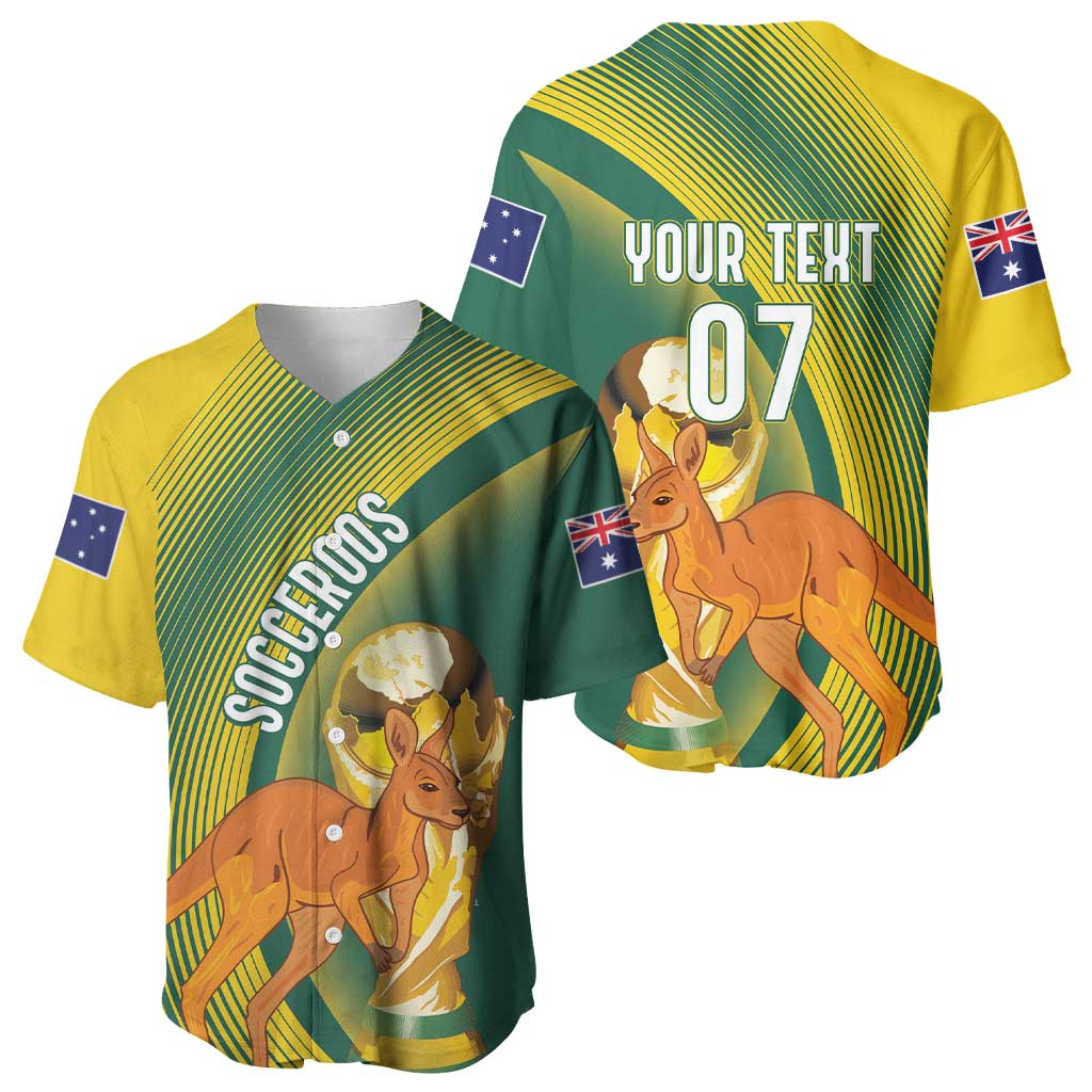 Australia Socceroos WC2026 Custom Baseball Jersey Golden Champions - Aussie Hoodie