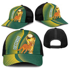 Australia Socceroos WC2026 Custom Baseball Net Cap Golden Champions - Aussie Hoodie