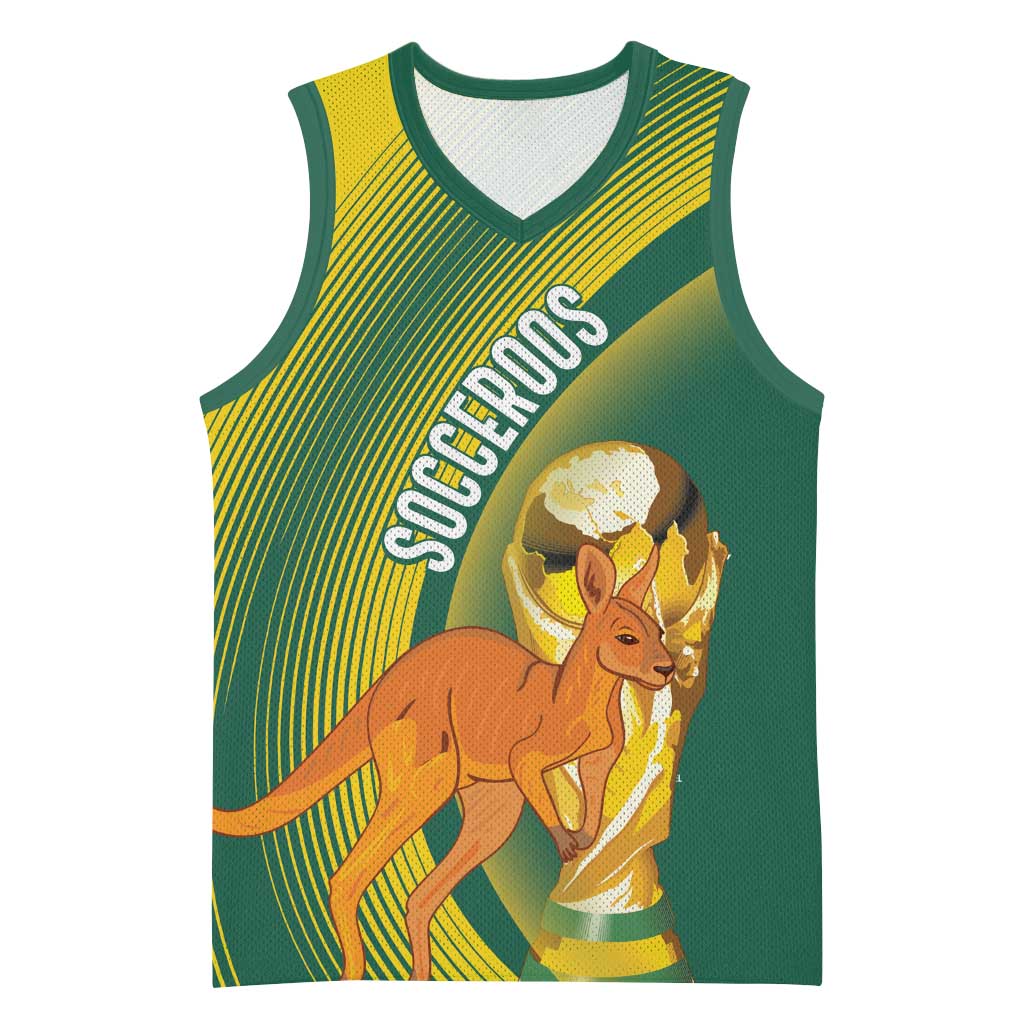 Australia Socceroos WC2026 Custom Basketball Jersey Golden Champions - Aussie Hoodie