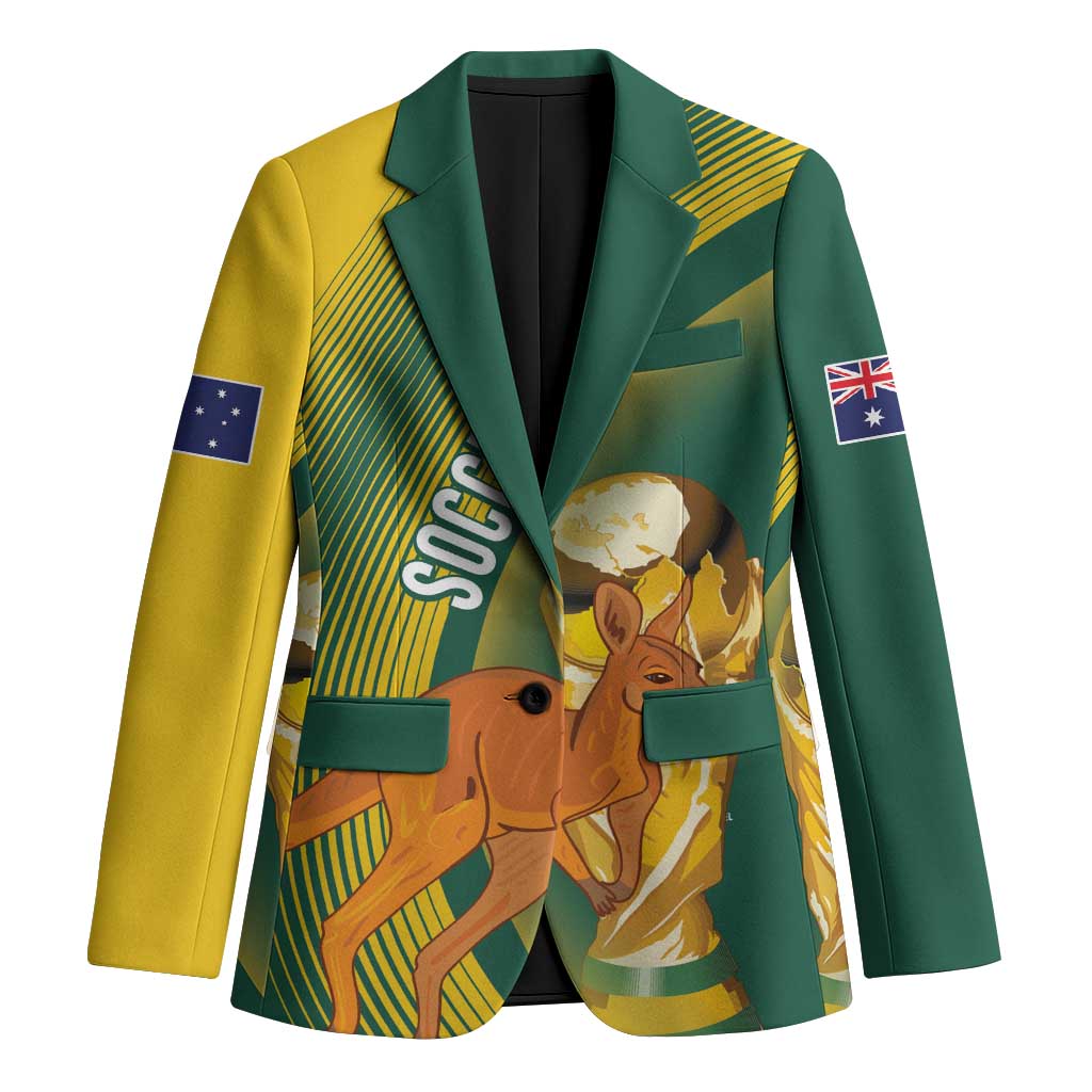 Australia Socceroos WC2026 Custom Blazer Golden Champions - Aussie Hoodie