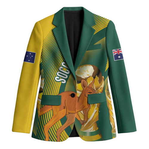 Australia Socceroos WC2026 Custom Blazer Golden Champions - Aussie Hoodie