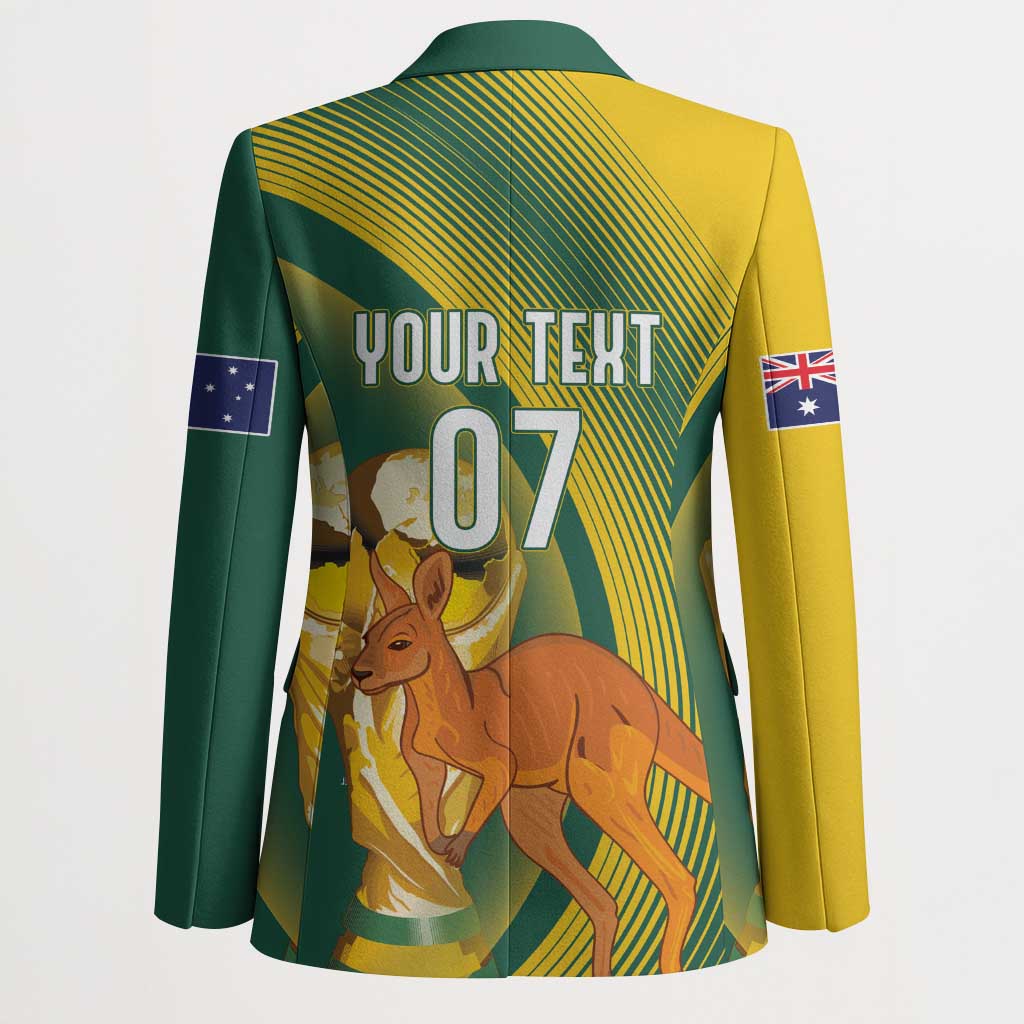 Australia Socceroos WC2026 Custom Blazer Golden Champions - Aussie Hoodie