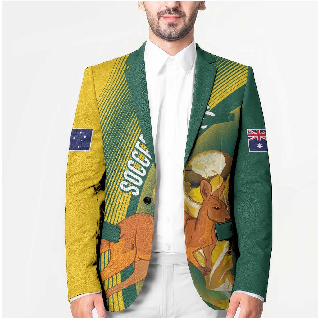 Australia Socceroos WC2026 Custom Blazer Golden Champions - Aussie Hoodie