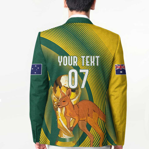 Australia Socceroos WC2026 Custom Blazer Golden Champions - Aussie Hoodie