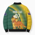 Australia Socceroos WC2026 Custom Bomber Puffer Jacket Golden Champions - Aussie Hoodie