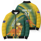 Australia Socceroos WC2026 Custom Bomber Puffer Jacket Golden Champions - Aussie Hoodie