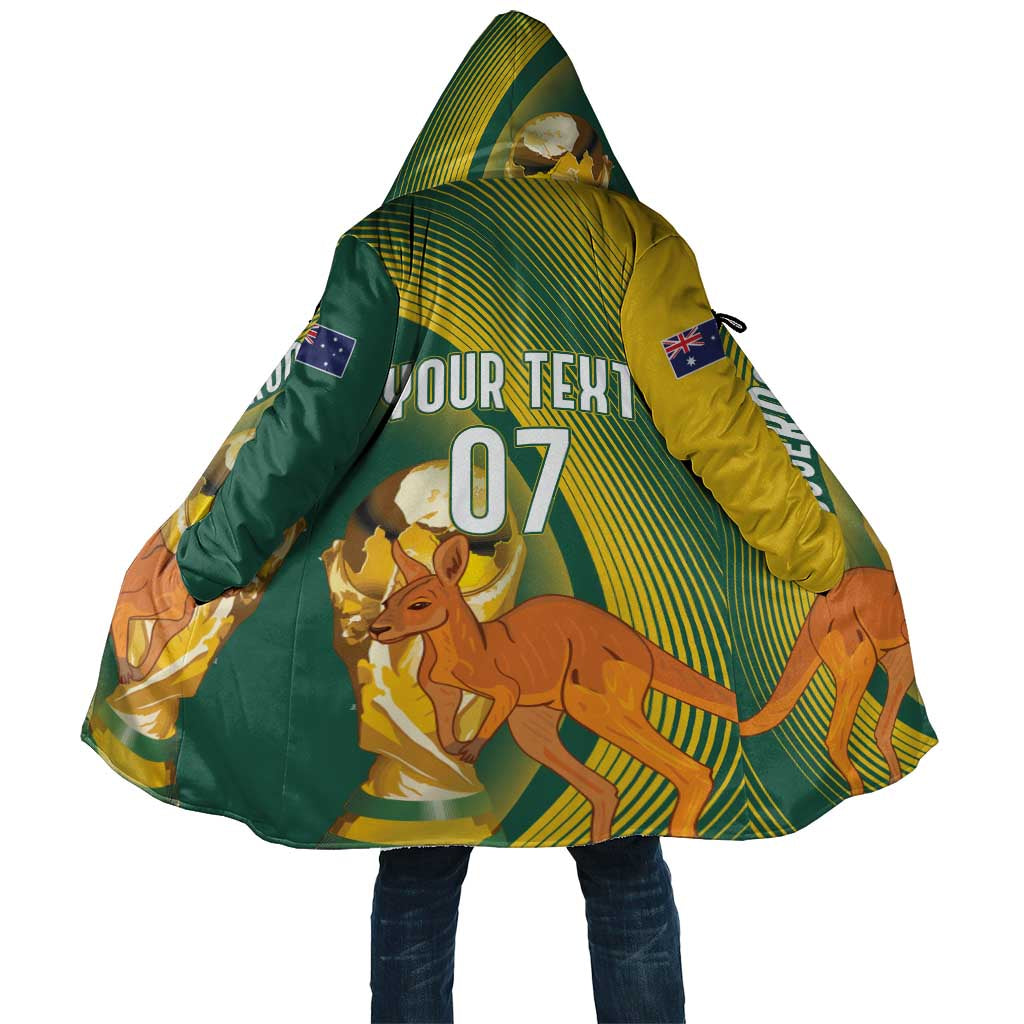 Australia Socceroos WC2026 Custom Cloak Golden Champions - Aussie Hoodie