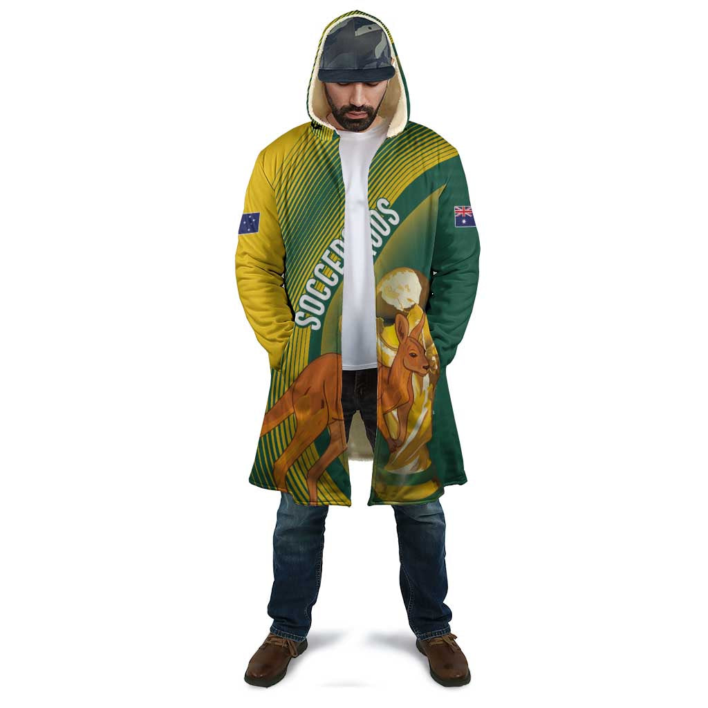 Australia Socceroos WC2026 Custom Cloak Golden Champions - Aussie Hoodie