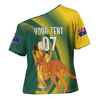 Australia Socceroos WC2026 Custom Cross Shoulder Shirt Golden Champions - Aussie Hoodie