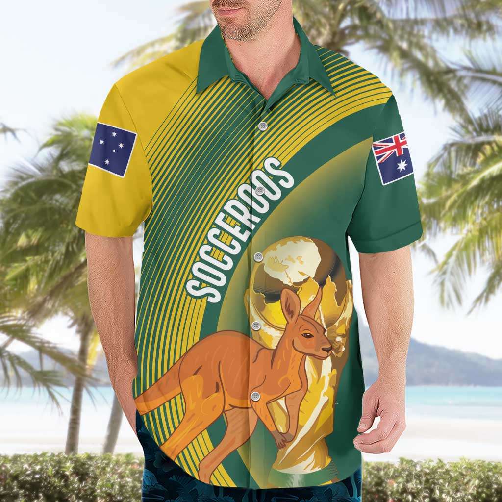 Australia Socceroos WC2026 Custom Hawaiian Shirt Golden Champions - Aussie Hoodie