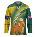 Australia Socceroos WC2026 Custom Hockey Jersey Golden Champions - Aussie Hoodie