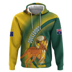 Australia Socceroos WC2026 Custom Hoodie Golden Champions - Aussie Hoodie