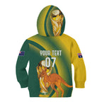 Australia Socceroos WC2026 Custom Kid Hoodie Golden Champions - Aussie Hoodie