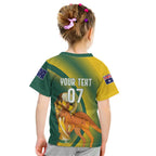 Australia Socceroos WC2026 Custom Kid T Shirt Golden Champions - Aussie Hoodie