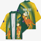 Australia Socceroos WC2026 Custom Kimono Golden Champions - Aussie Hoodie